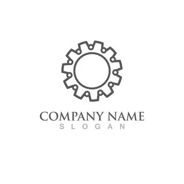 Gear Logo Template vector icon Stock Illustration