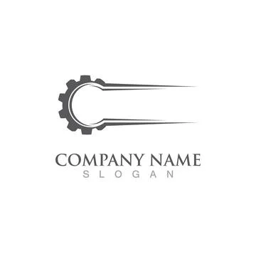 Gear Logo Template vector icon Stock Illustration