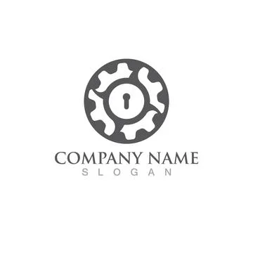 Gear Logo Template vector icon 스톡 일러스트