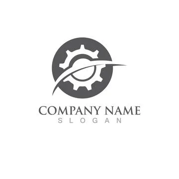 Gear Logo Template vector icon Illustrazione stock