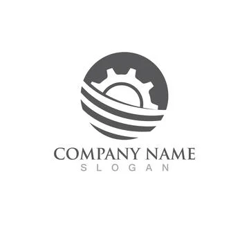 Gear Logo Template vector icon 스톡 일러스트