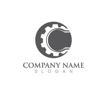 Gear Logo Template vector icon 스톡 일러스트