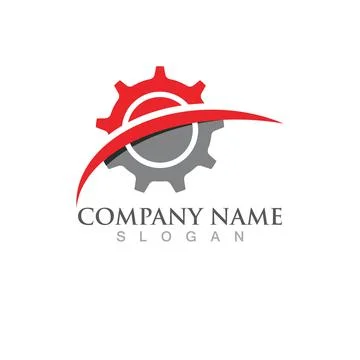 Gear Logo Template vector icon Illustrazione stock