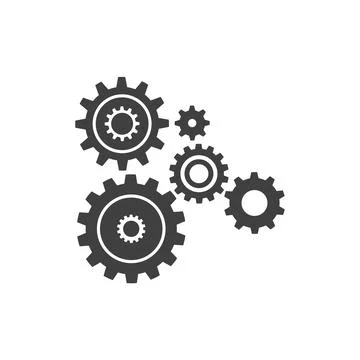 Gear Logo Template vector icon Stock Illustration