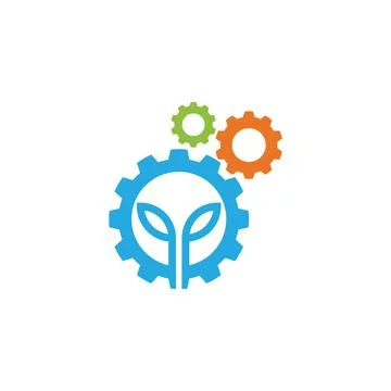 Gear Logo Template vector icon 스톡 일러스트