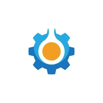 Gear Logo Template vector icon Stock Illustration