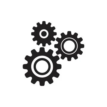Gear Logo Template vector icon Stock Illustration