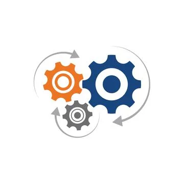 Gear Logo Template vector icon イラスト素材