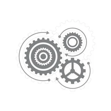 Gear Logo Template vector icon Stock Illustration