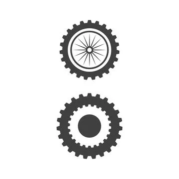 Gear Logo Template vector icon Illustrazione stock