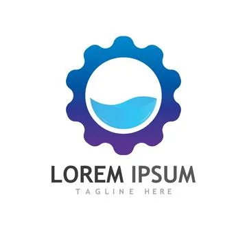 Gear Logo Template vector icon イラスト素材