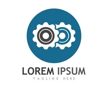 Gear Logo Template vector icon Stock Illustration