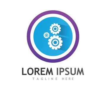 Gear Logo Template vector icon イラスト素材