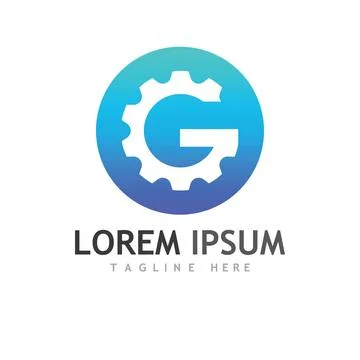 Gear Logo Template vector icon イラスト素材
