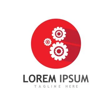 Gear Logo Template vector icon Stockillustratie
