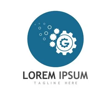 Gear Logo Template vector icon Illustrazione stock