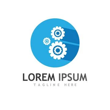 Gear Logo Template vector icon イラスト素材