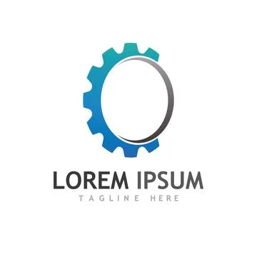 Gear Logo Template vector icon Stock Illustration