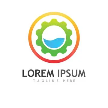 Gear Logo Template vector icon Stock Illustration