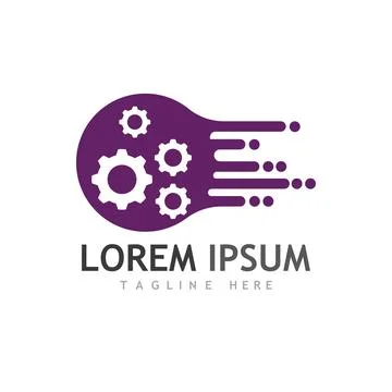 Gear Logo Template vector icon Stock Illustration