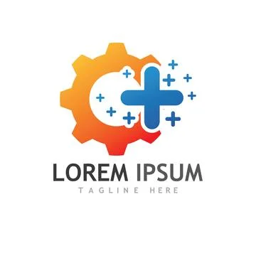 Gear Logo Template vector icon 스톡 일러스트