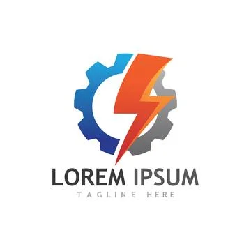 Gear Logo Template vector icon Illustrazione stock