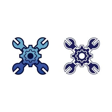 Gear Logo Template vector icon Stockillustratie