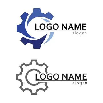 Gear Logo Template vector icon Stock Illustration