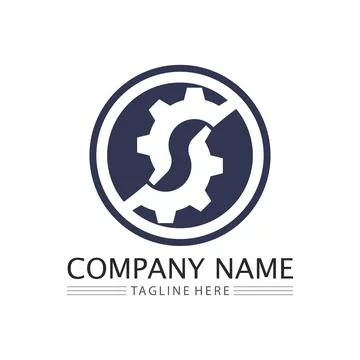 Gear Logo Template vector icon Stock Illustration