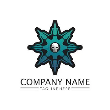 Gear Logo Template vector icon Illustrazione stock