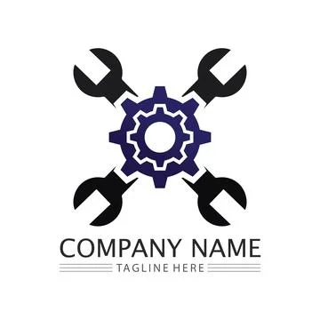 Gear Logo Template vector icon Stock Illustration