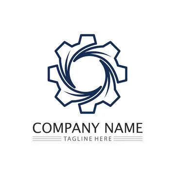 Gear Logo Template vector icon Stockillustratie