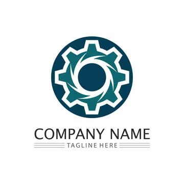Gear Logo Template vector icon Stock Illustration