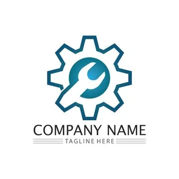 Gear Logo Template vector icon Stock Illustration