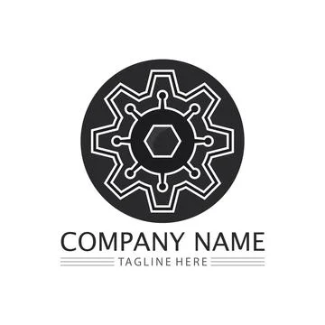 Gear Logo Template vector icon Stock Illustration