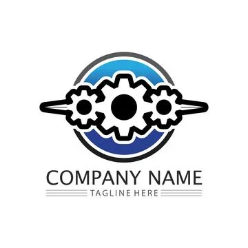 Gear Logo Template vector icon Stock Illustration