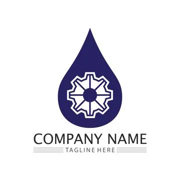 Gear Logo Template vector icon 스톡 일러스트