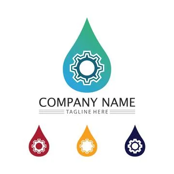 Gear Logo Template vector icon イラスト素材