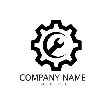 Gear Logo Template vector icon イラスト素材