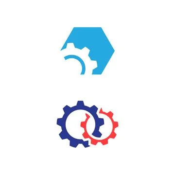 Gear Logo Template vector icon Stockillustratie
