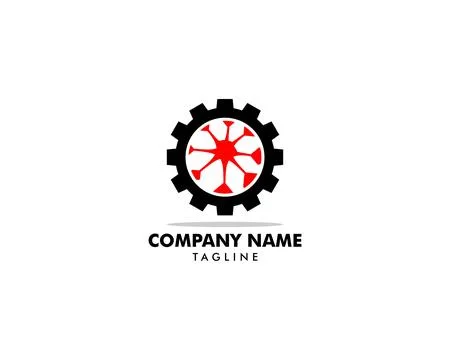 Gear Logo Template vector icon Stock Illustration