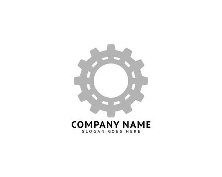 Gear Logo Template Vector Icon Stock Illustration