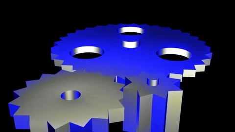 Gear machine animated Stock Footage 99444812