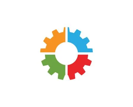 Gear Machine Template vector icon illustration design Stock Illustration