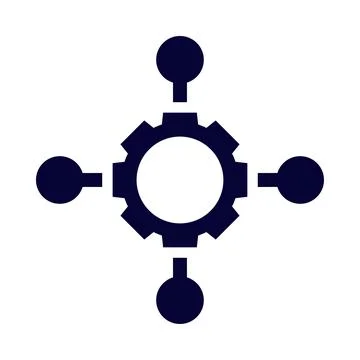 Gear, management, up, down, process, management process icon Stock Illustration