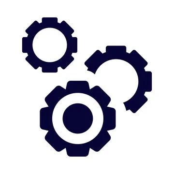 Gear, management, up, down, process, management process icon Stock Illustration