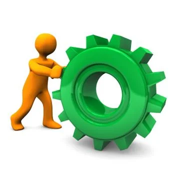 Gear Manikin Stock Illustration