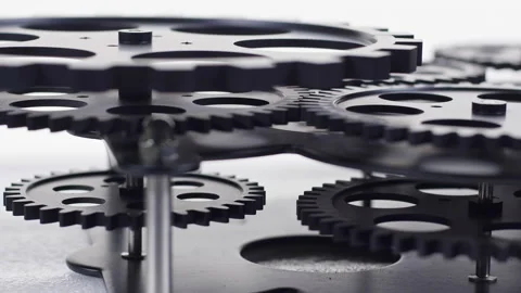 Gear Mechanism System Working 2 스톡 동영상 231355804