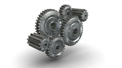 Gear metal 04 Stock Footage 6293702