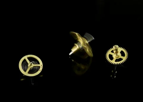 Gear with motion blur Stock Photos